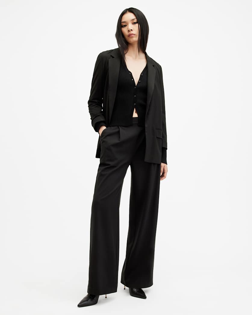 Aleida Lightweight Wide Leg Trousers