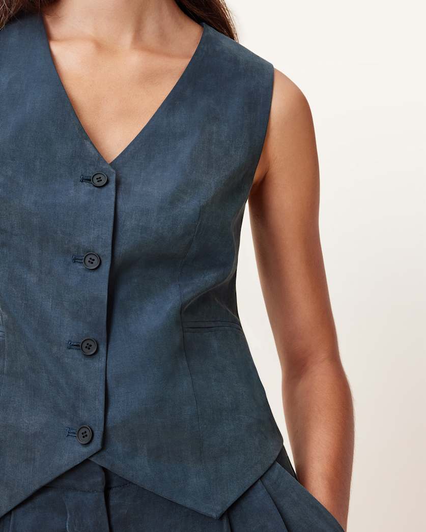 Averie Tencel Relaxed Fit Waistcoat