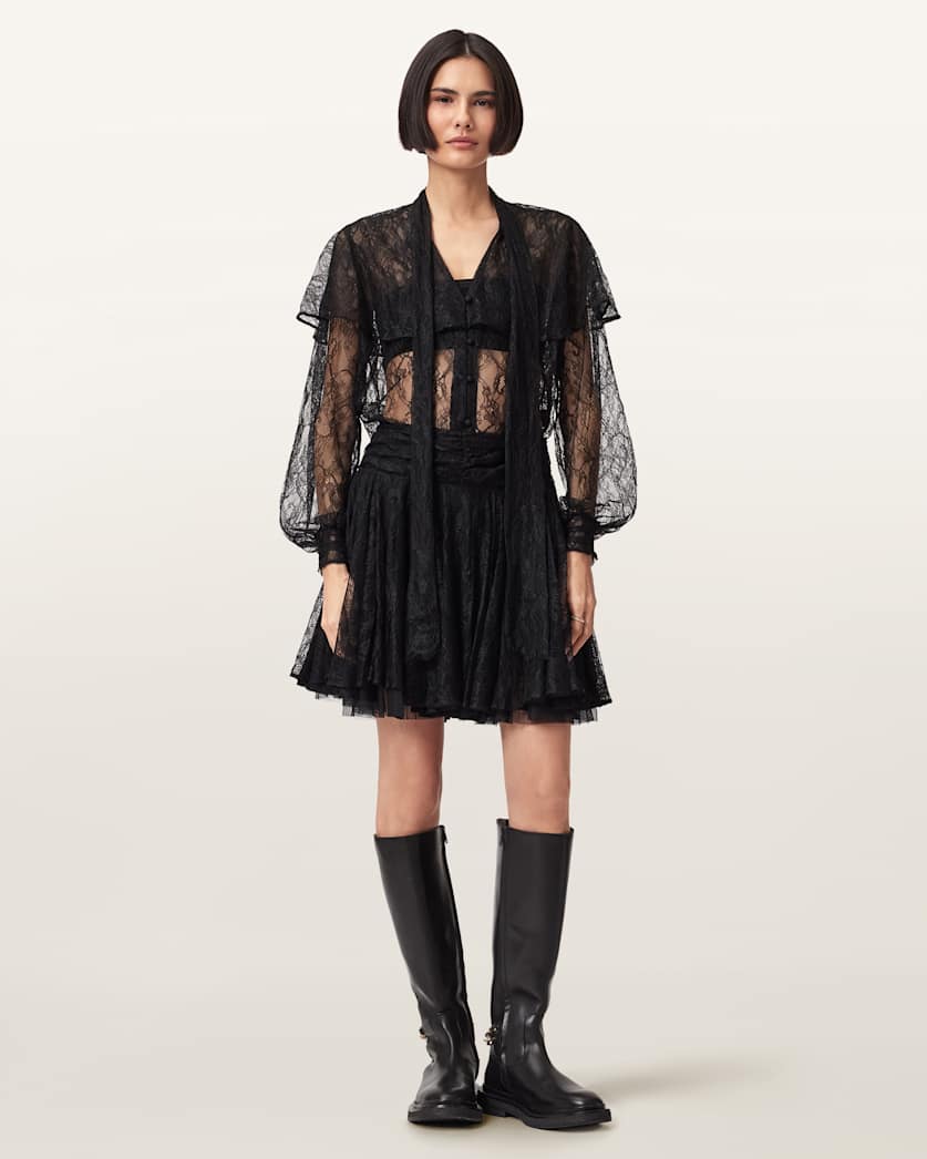 Athena Lace Mini Skirt