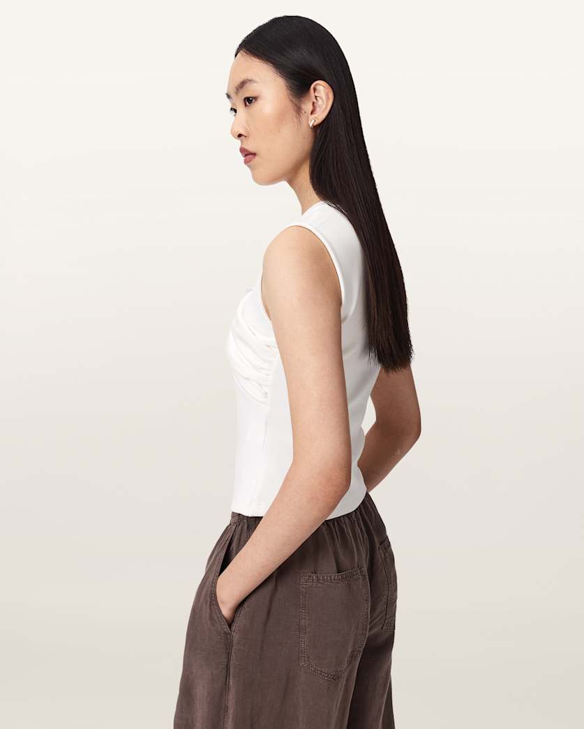 Nella Slim Fit Sleeveless Tank Top