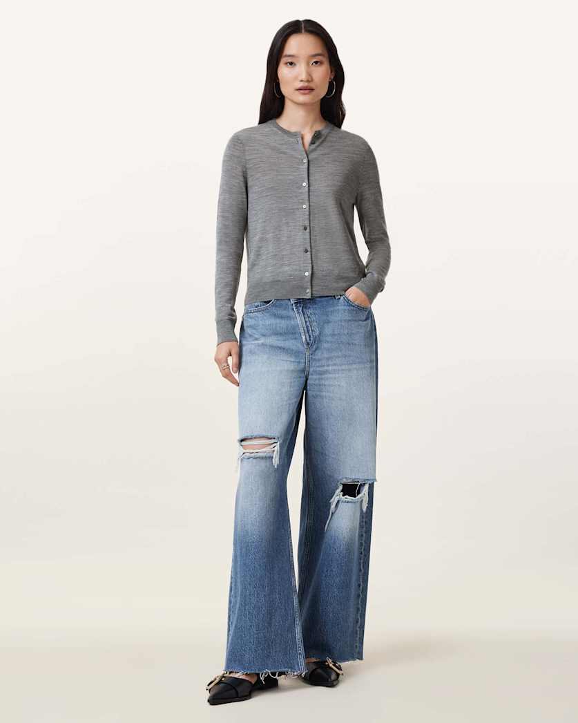 Anouk Slim Fit Merino Wool Cardigan