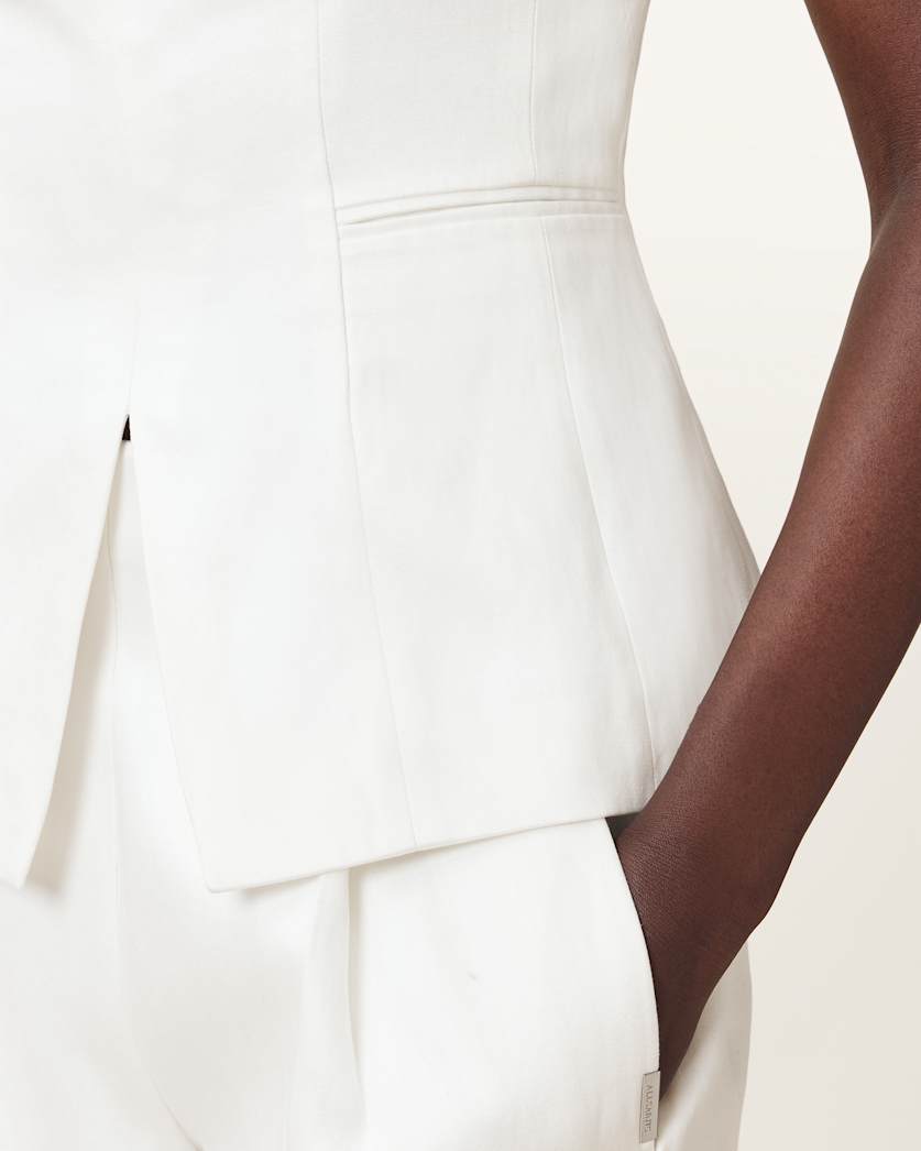 Bonnie Tailored Linen Blend Bodice