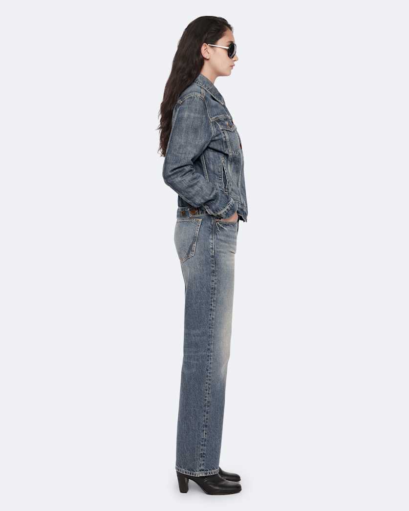 Cohen Mid-Rise Straight-Leg Jeans