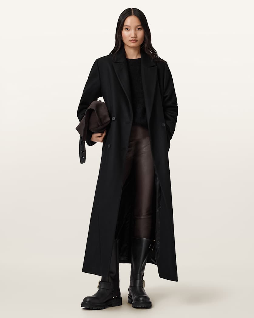 Cora High-Rise Leather Leggings