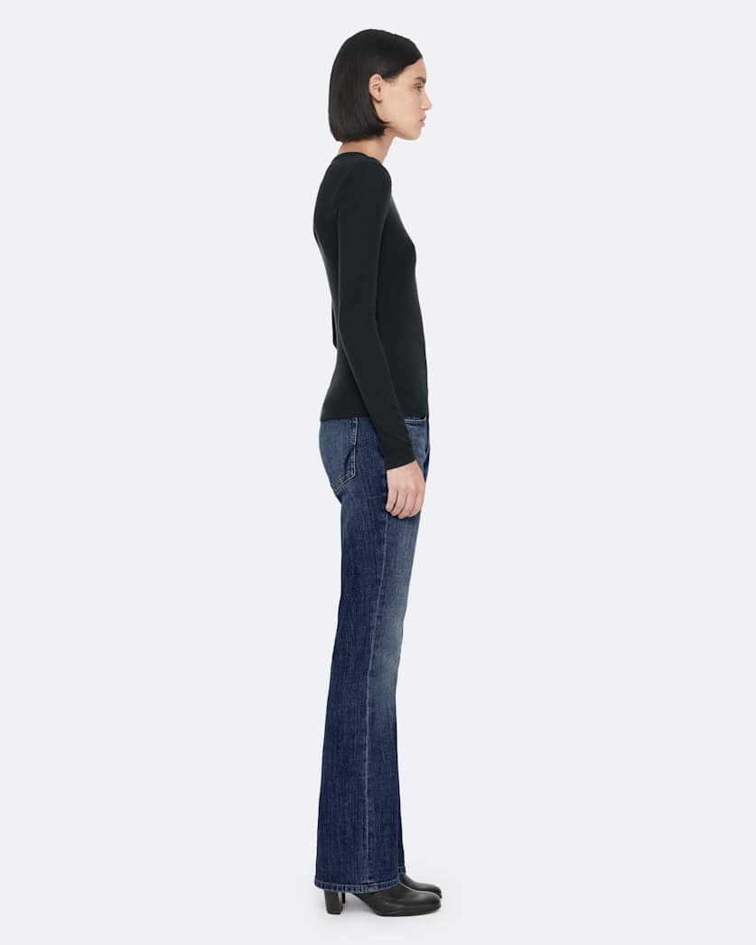 Eve High-Rise Slim Bootcut Jeans