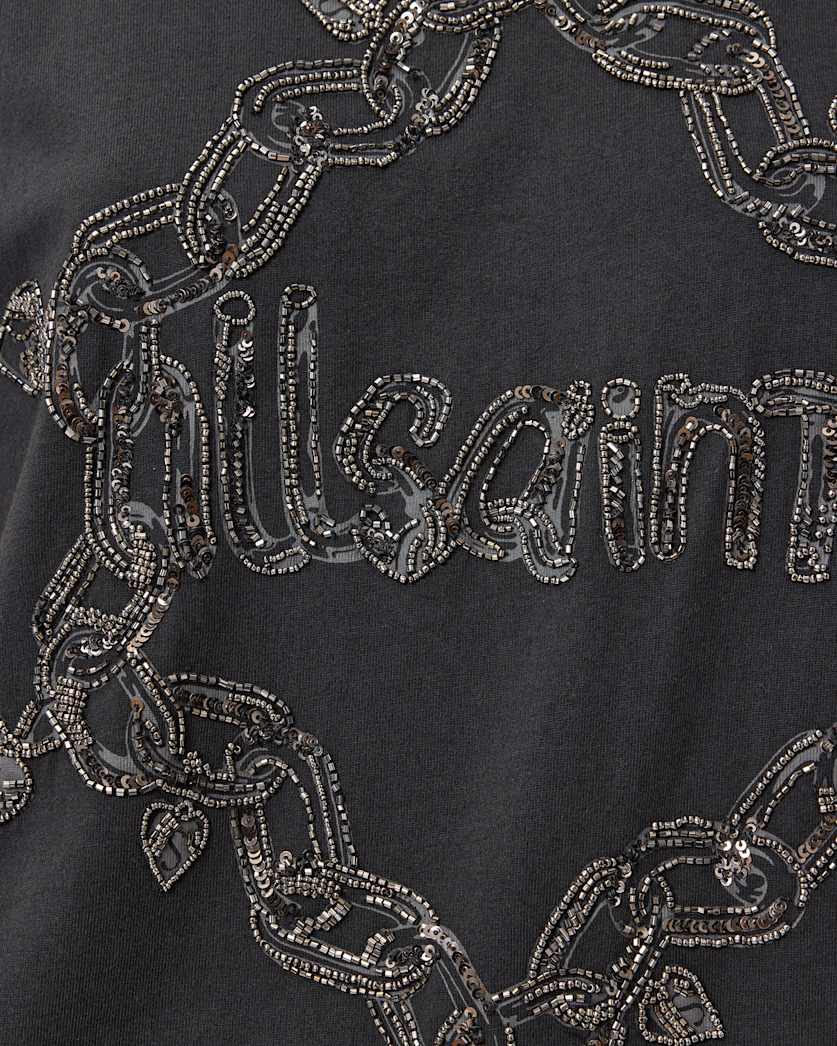 Drip Embellished Boyfriend T-Shirt