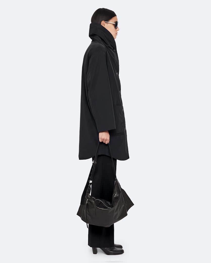 Oversized lined puffer jacket