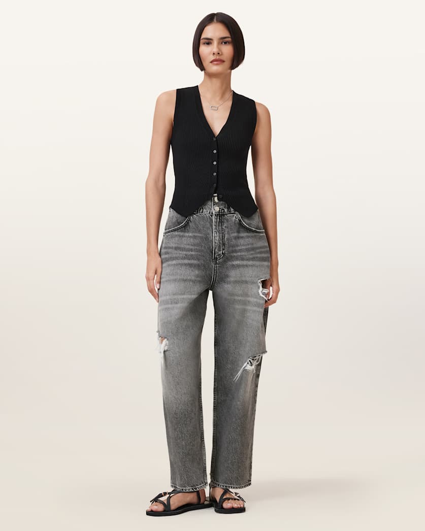 Daisy Tapered-Leg Jeans