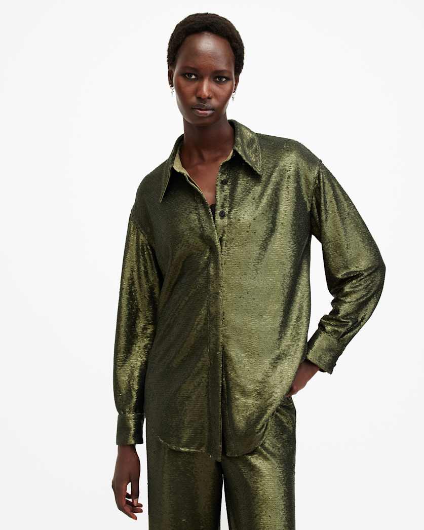 Charli Sequin Relaxed Fit Shirt