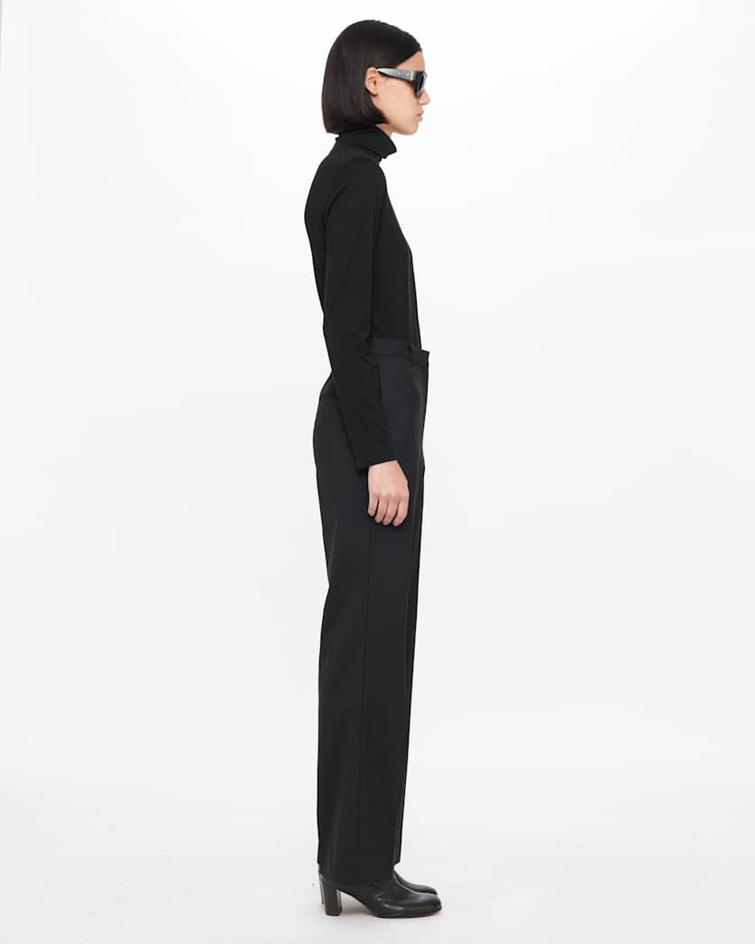 Elysia Mid-Rise Slim-Fit Tailored Trousers