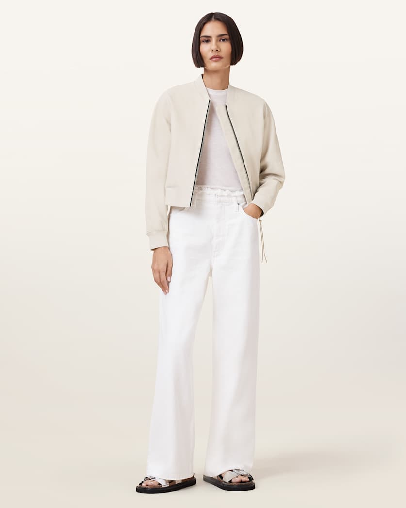 Orten Leather Bomber Jacket