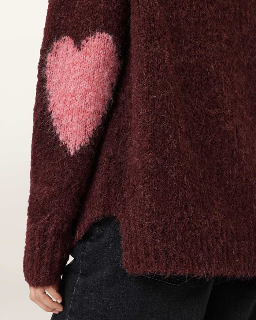 Luv Heart Intarsia Jumper