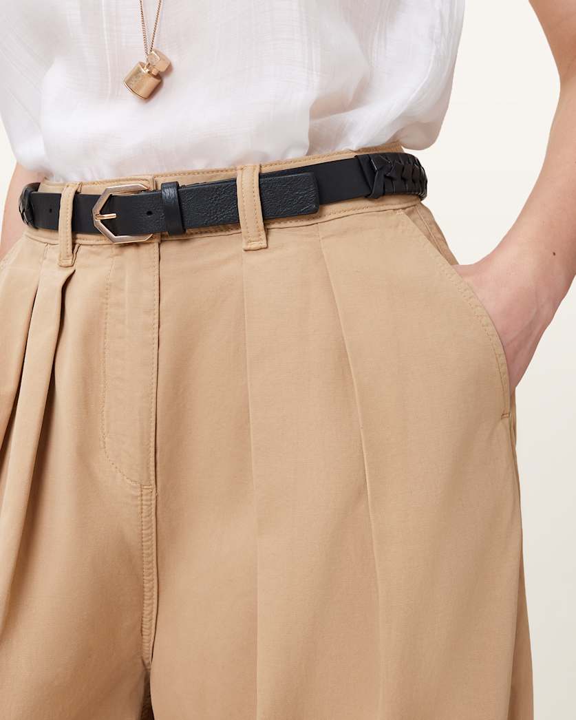 Storm Woven Leather Belt