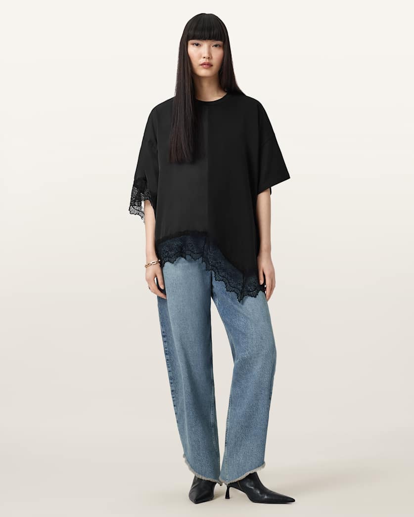 Lenny Short Sleeve Lace T-Shirt