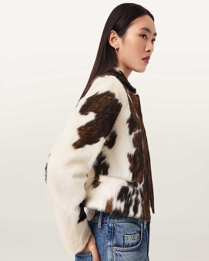 Apton Dapple Cowhide Blazer