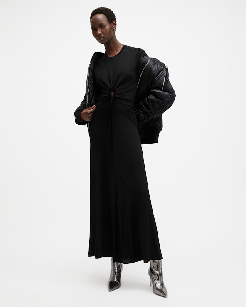 Xylia Gathered Maxi Dress