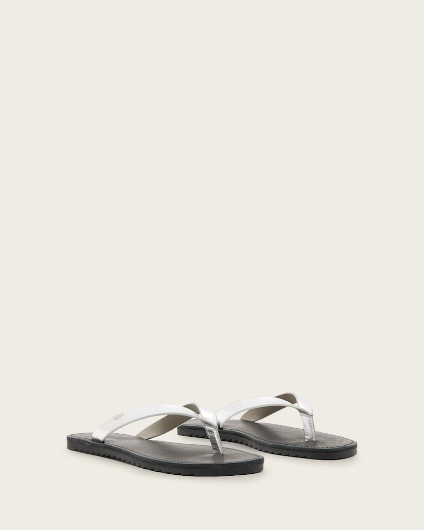 Sydney Metallic Leather Sandals