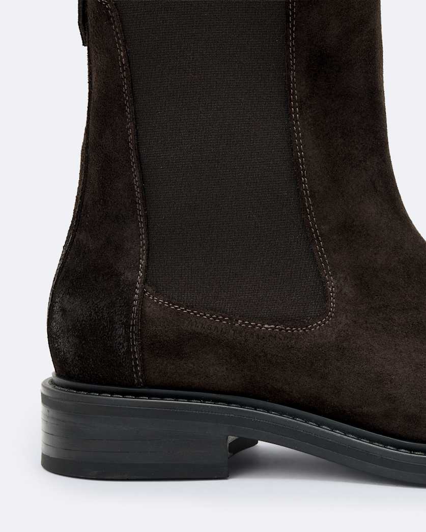 Suede ankle boots