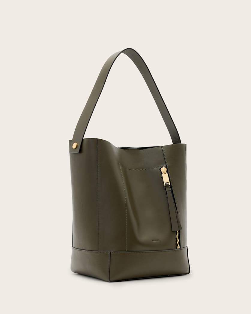 Alba Leather Hobo Shoulder Bag