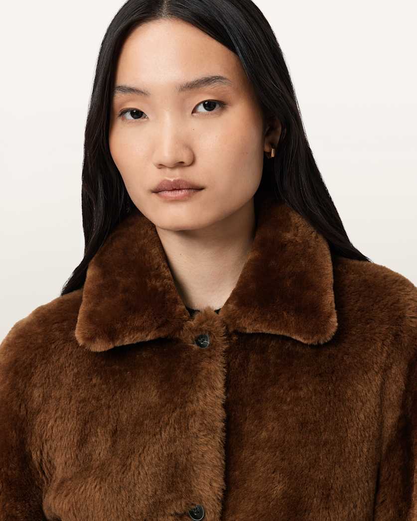 Serra Reversible Shearling Coat