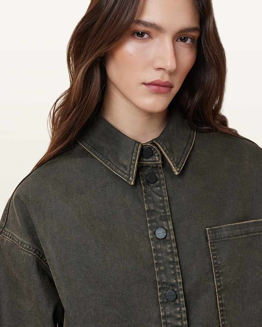 Nicky Oversized Denim Shacket