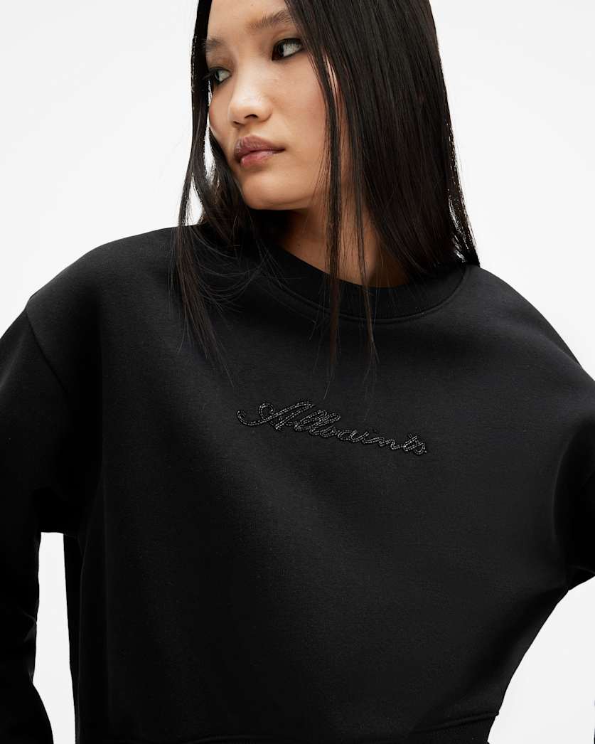 Fern Embellished Logo Sweatshirt