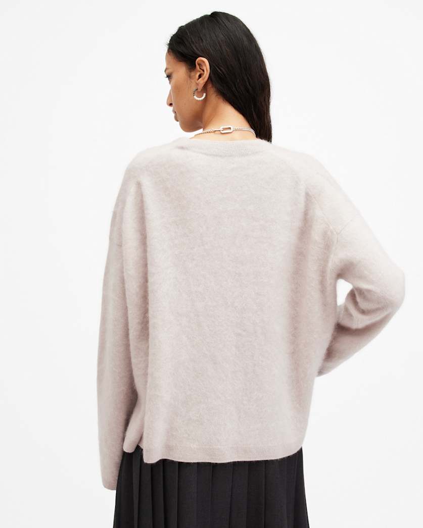 Rebel Brushed Cashmere Crew Neck Jumper