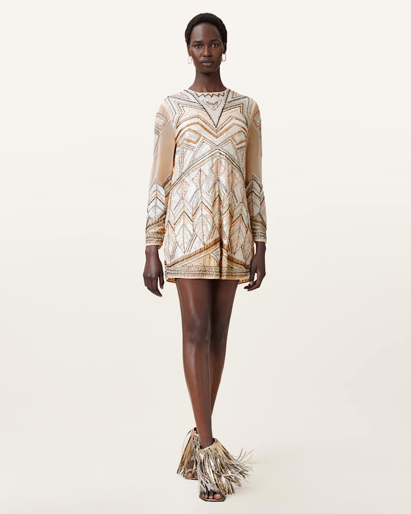 Noushka Embellished Mini Dress