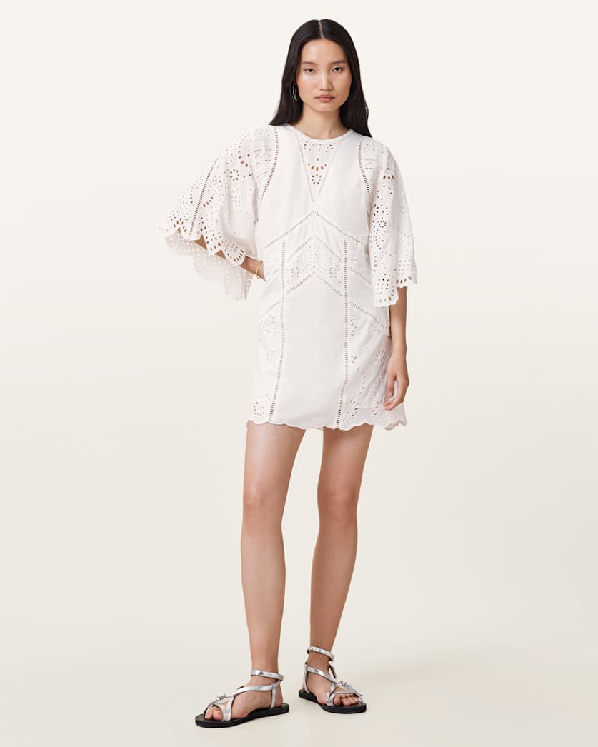 Luci Broderie Mini Dress