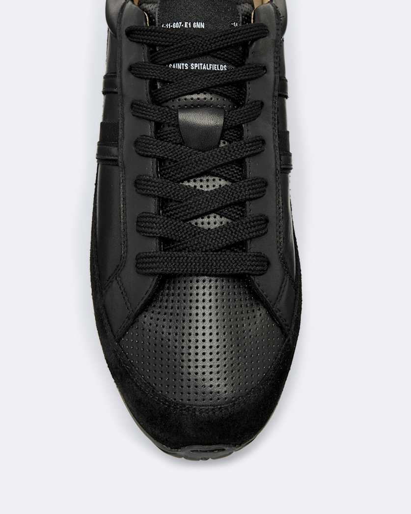 Liam Leather And Suede Low-Top Trainers