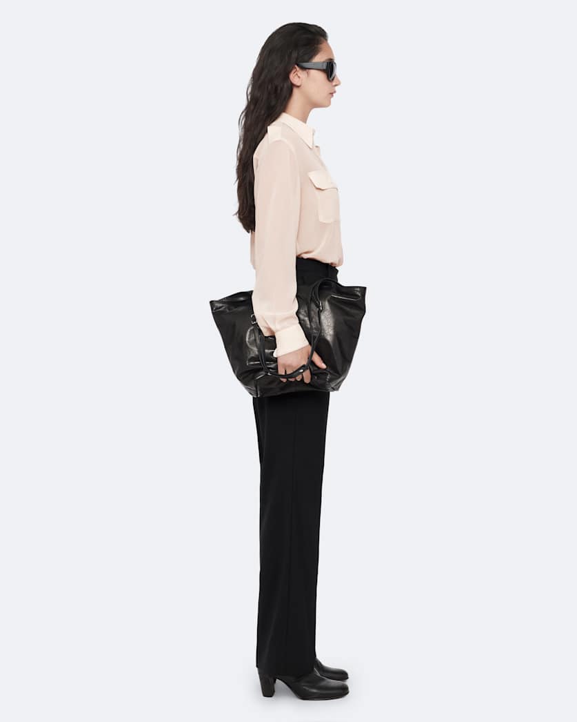 Sheer military shirt