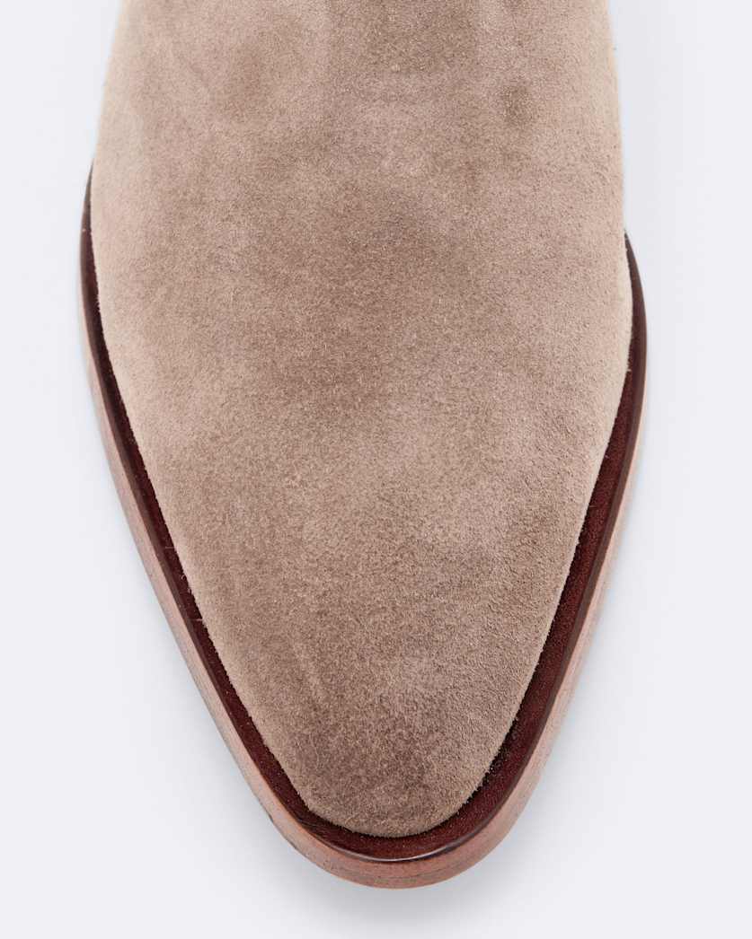 Jura Suede Zip-Up Dress Boots
