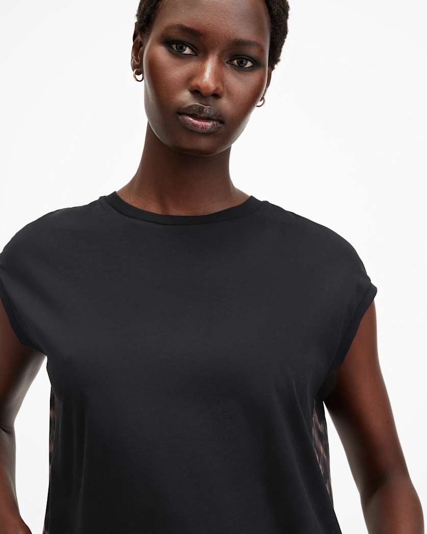 Kalma Leopard Print Sleeveless Top