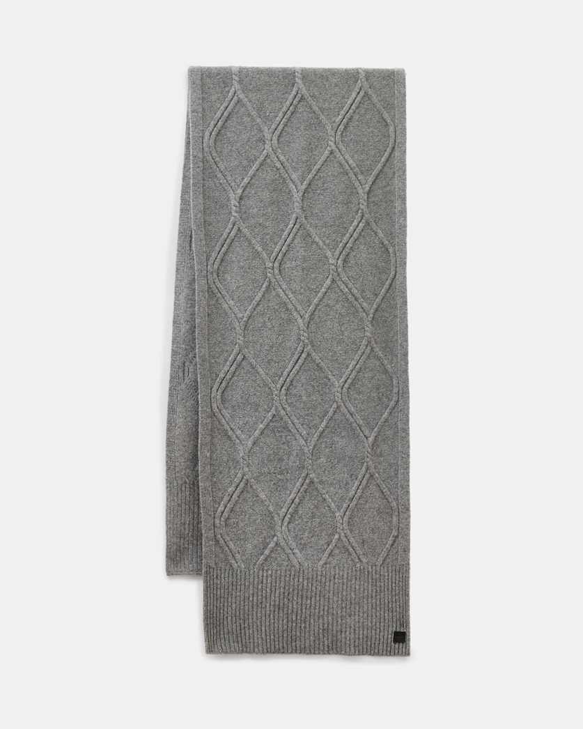Laurie Cable Knit Brushed Scarf