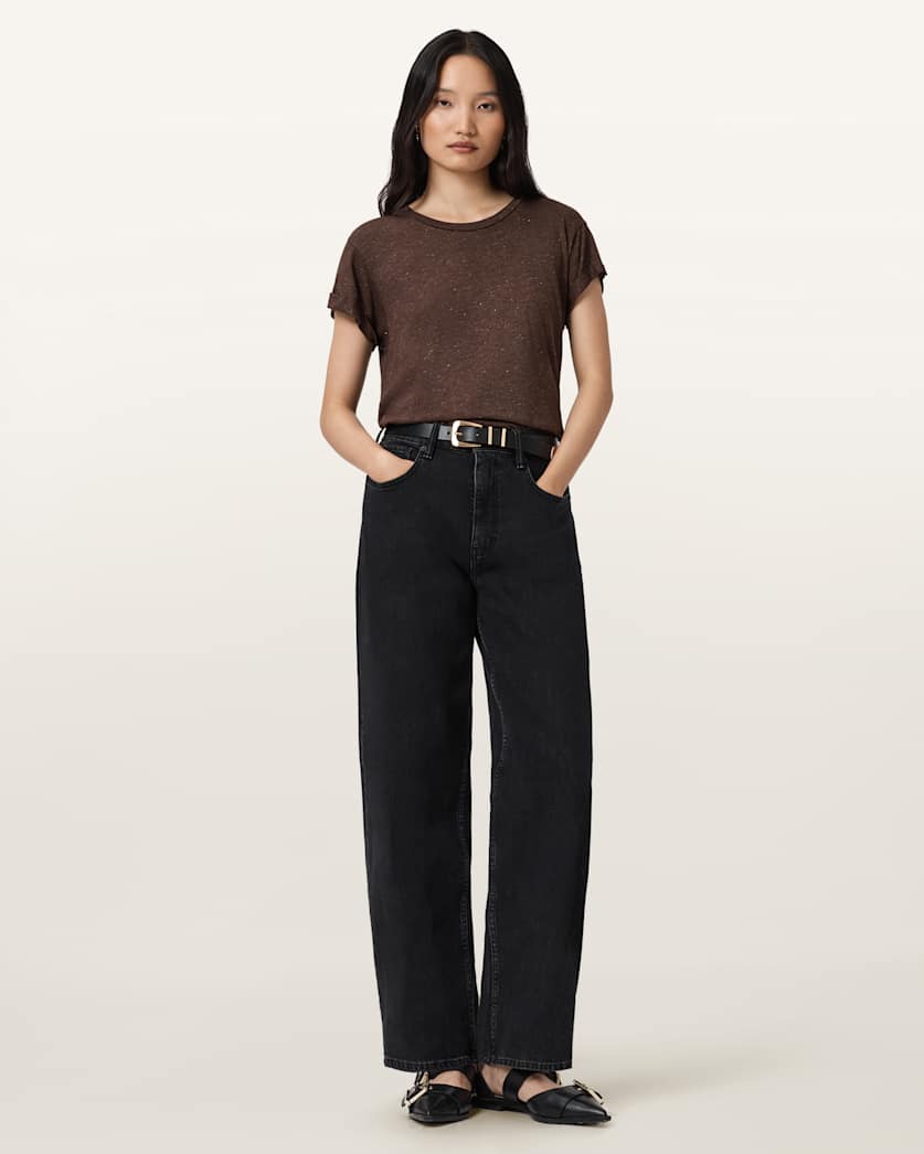 Anna Short Sleeve Shimmer T-Shirt