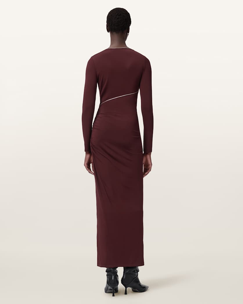 Elsie Zipper Maxi Dress