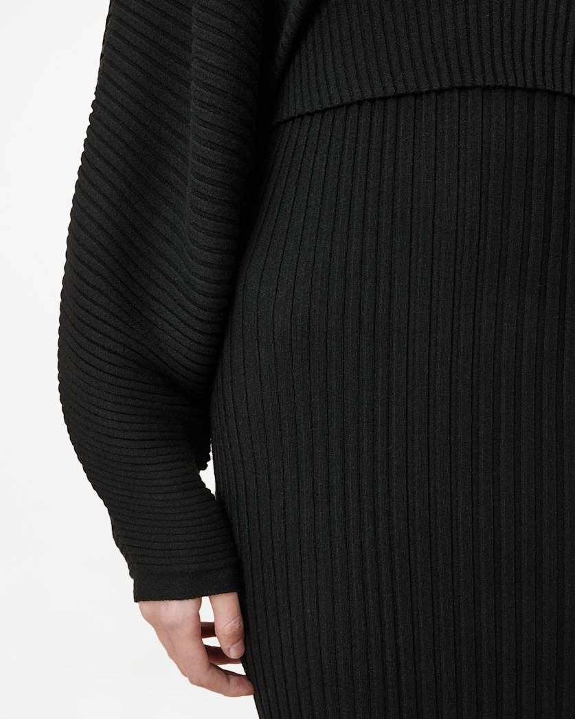 Minori 2-In-1 Ribbed Midi Dress