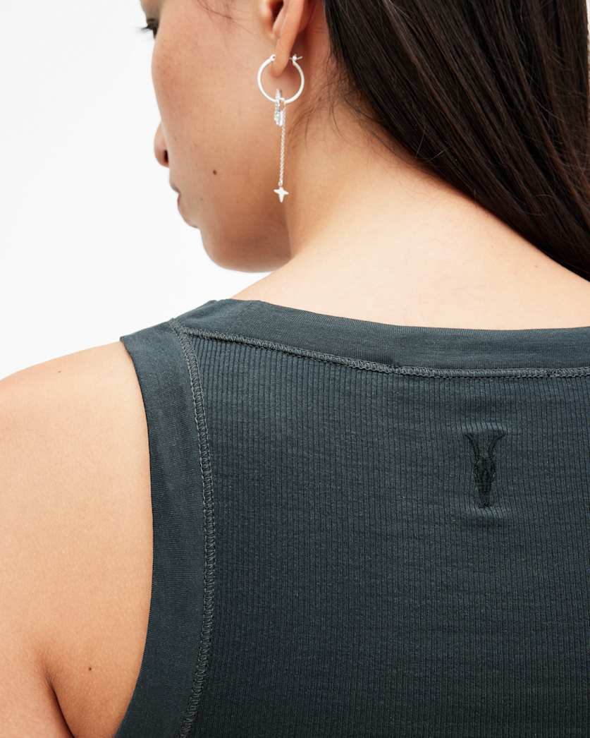 Rina Crew Neck Sleeveless Tank Top