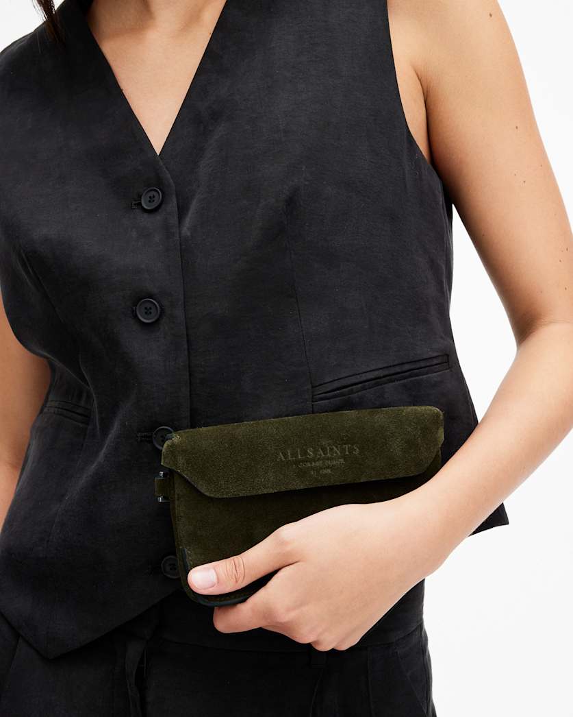 Zoe Adjustable Leather Crossbody Bag