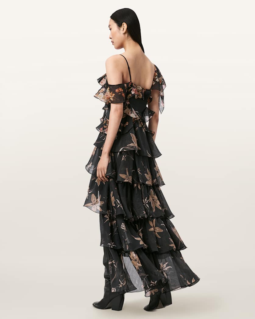 Sienna Ruffle Maxi Dress