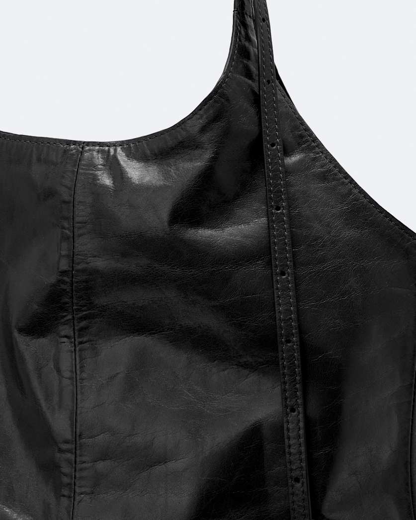 Siloh Oversized Leather Tote Bag