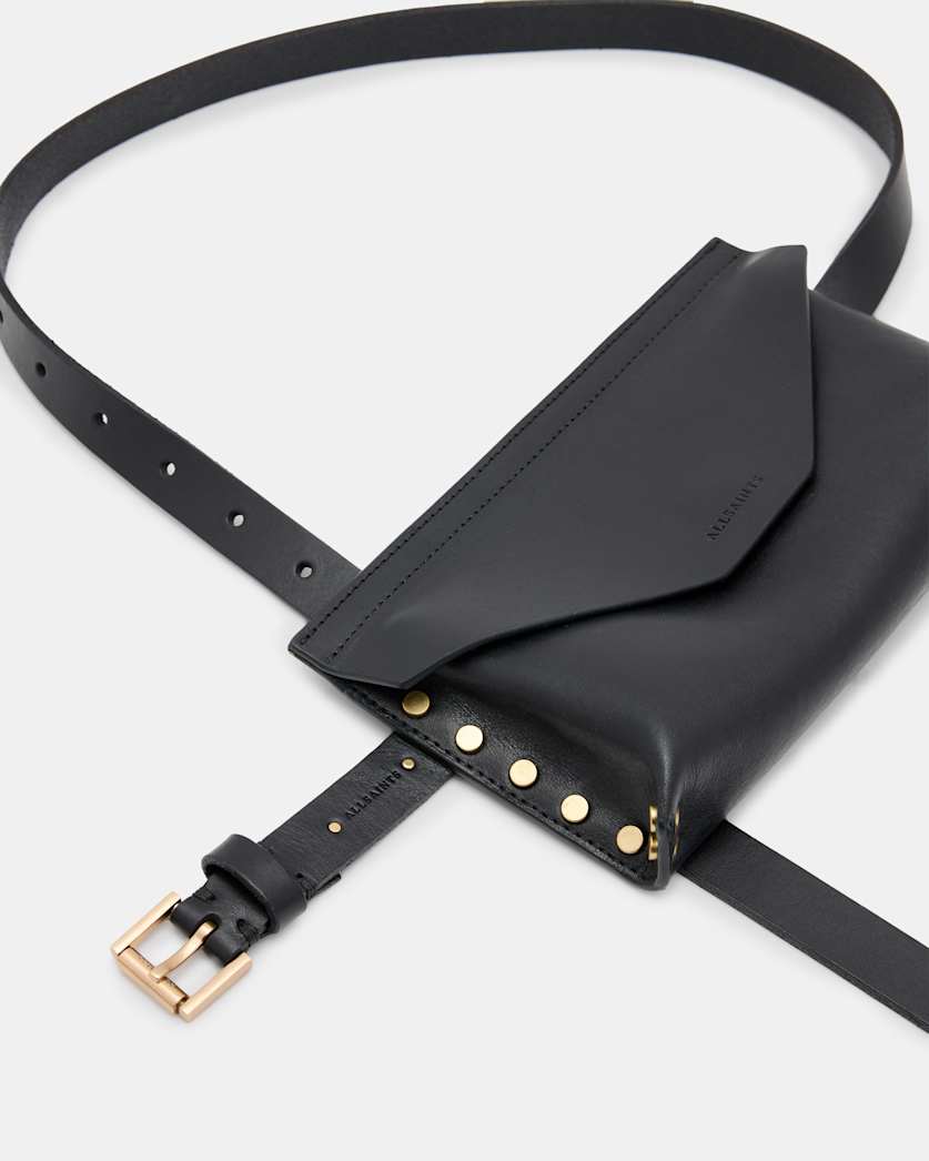 Eden Studded Leather Bag Belt