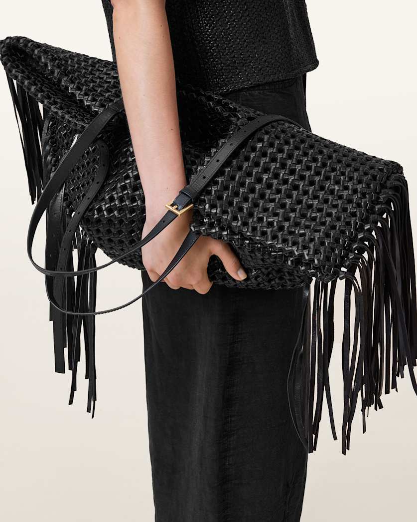 Ara Leather Knot Tote Bag