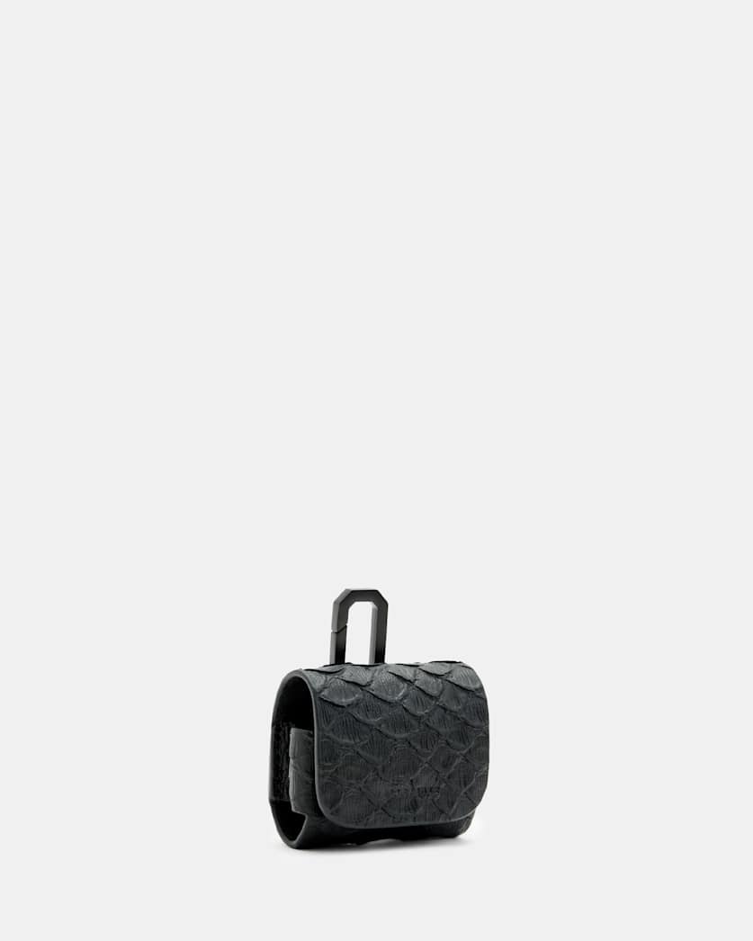 AirPod Snake Effect Leather Case