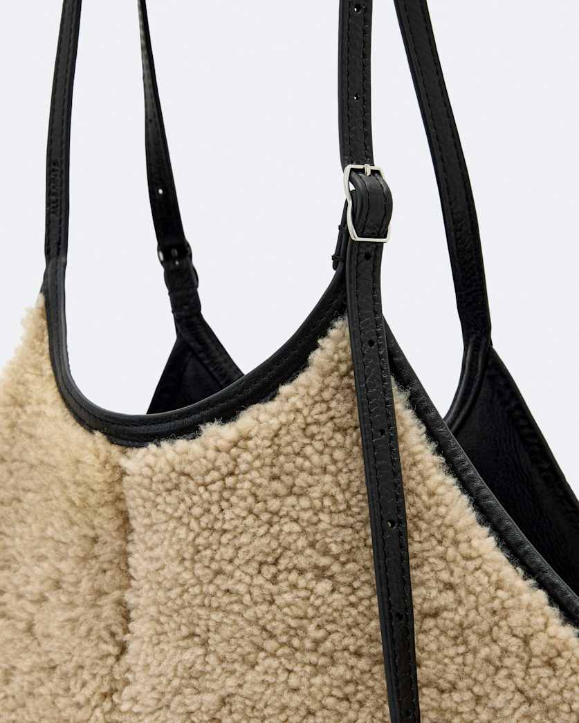 Siloh Shearling Tote Bag