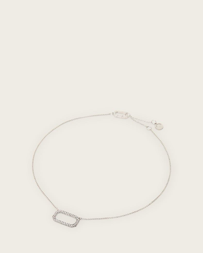 Tia Crystal Pave Necklace