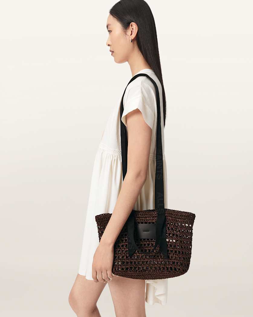 Celayne Crochet Woven Mesh Bag