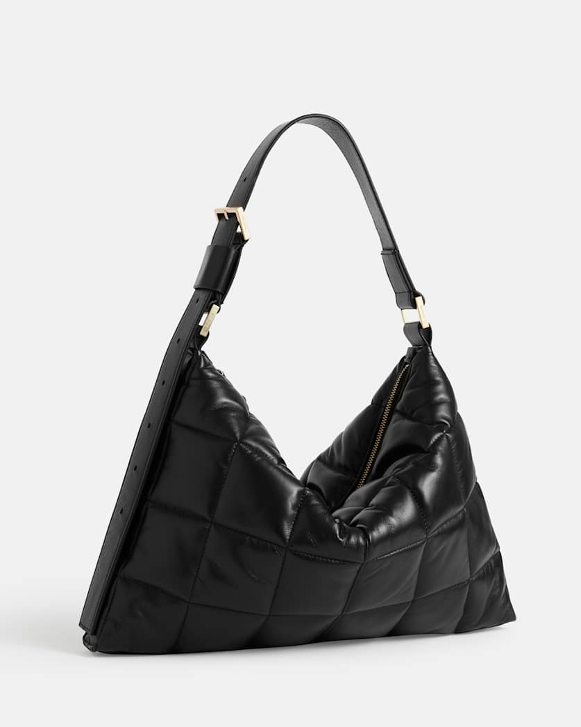Edbury Leather Quilted Shoulder Bag