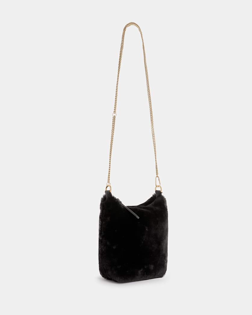 Evaline Shearling Crossbody Bag