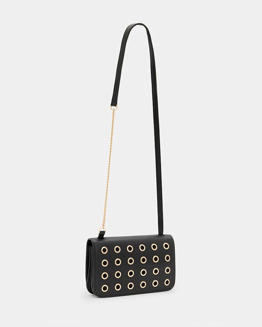 Ludivine Eye Leather Crossbody Bag